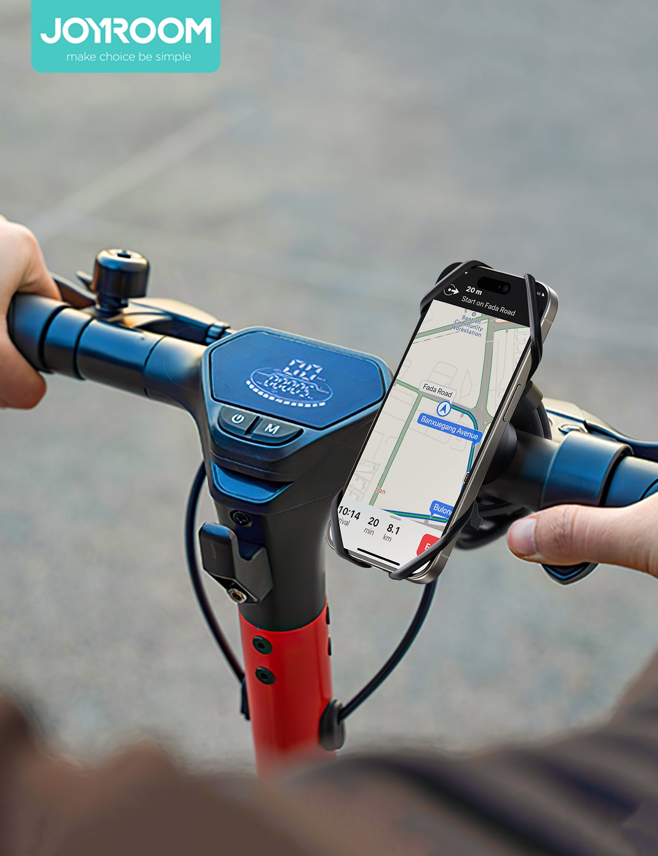 JOYROOM JR-ZS382 Bicycle Motorcycle Phone Mount Holder