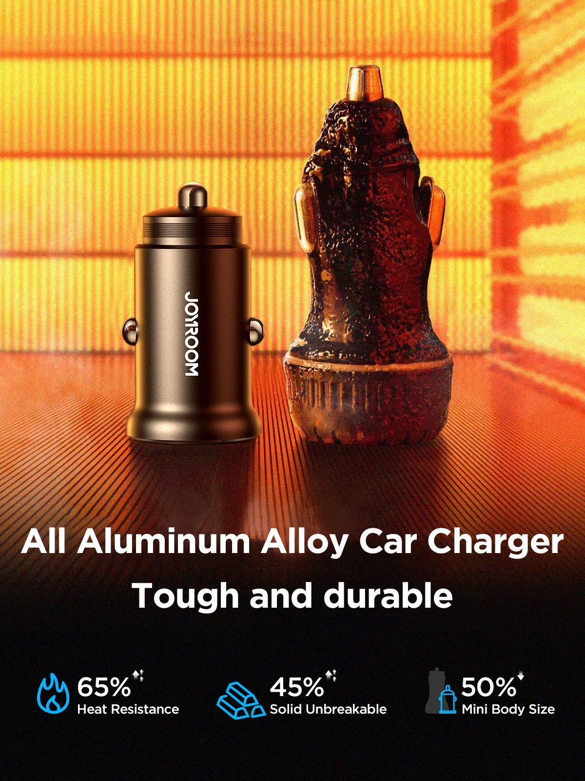 JR-CCN05 30W A+C mini Metal Car Charger