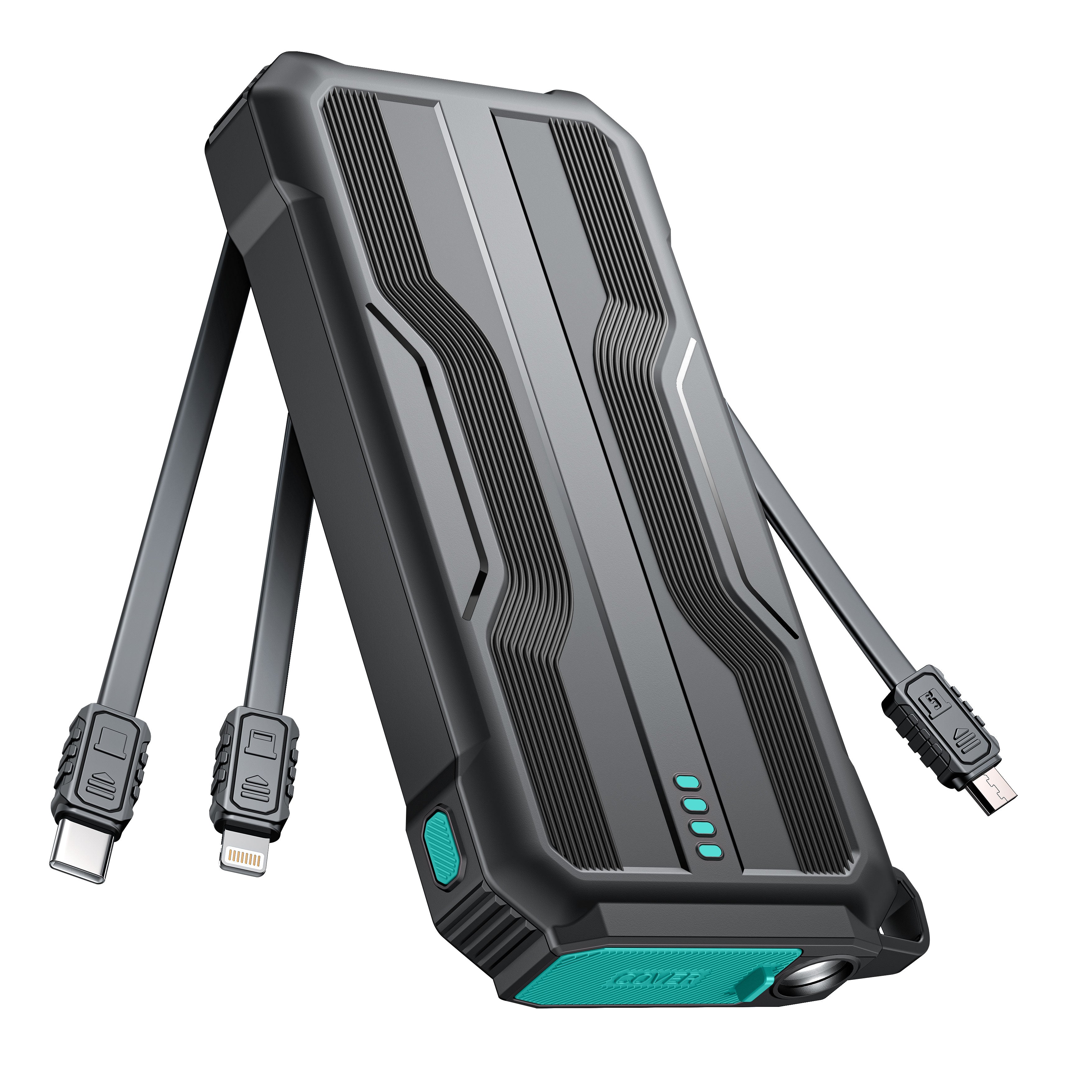 JOYROOM JR-L016 2.4A Power Bank 10000mAh with Three Cables