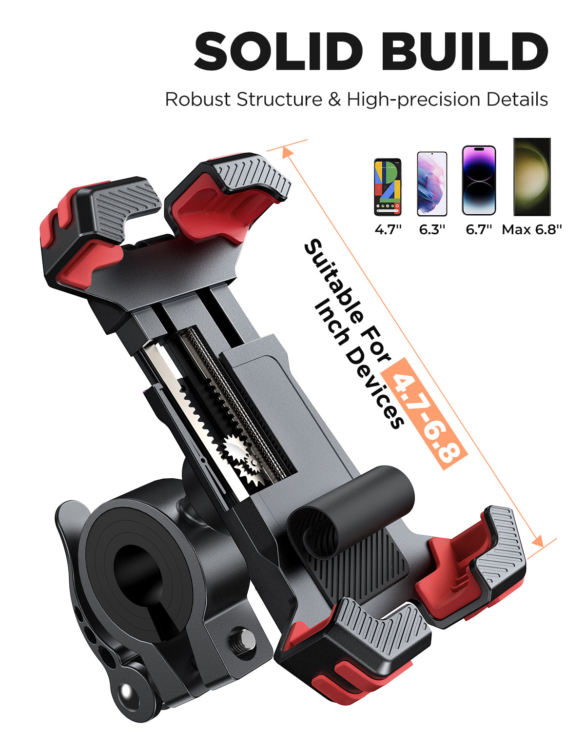 Phone tripod for bike clearance