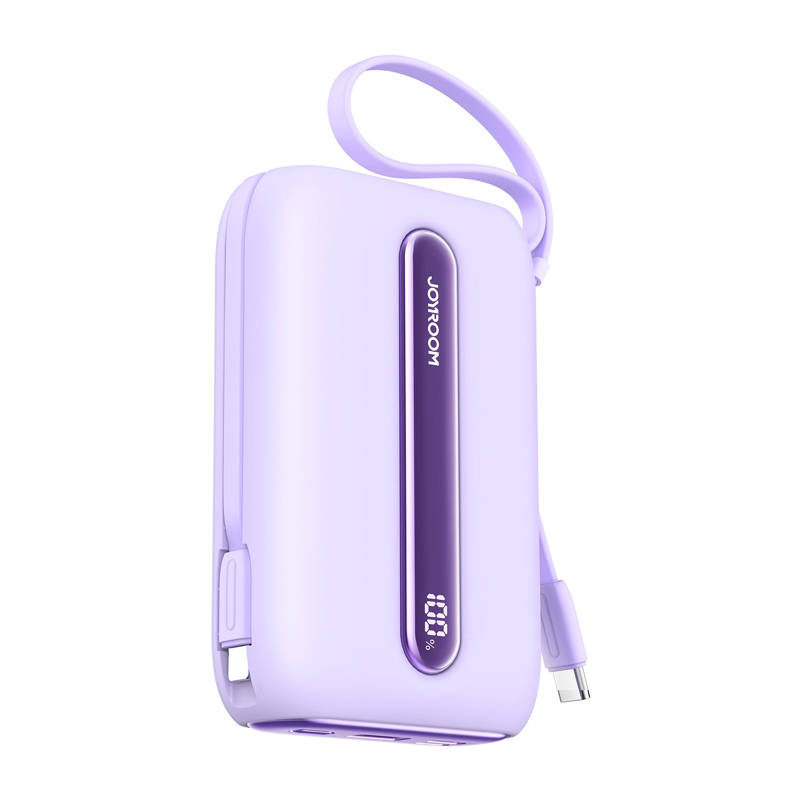 JR-L012 Plus Colorful Series 22.5W mini Power Bank with Dual Cables 20000mAh (With USB to Type-C 0.25m Cable)