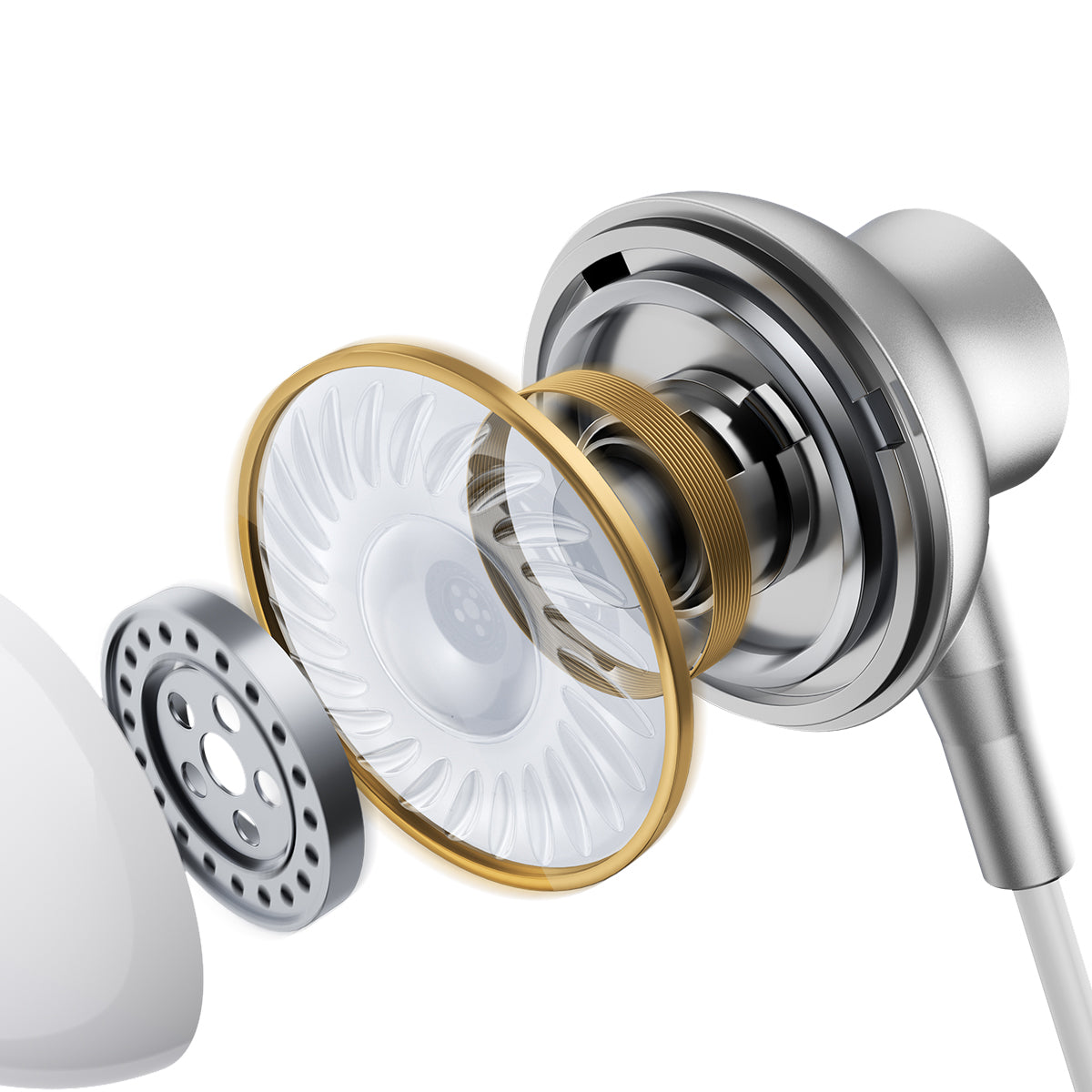 JOYROOM JR-EC07 Type-C Half In-Ear Wired Earphones