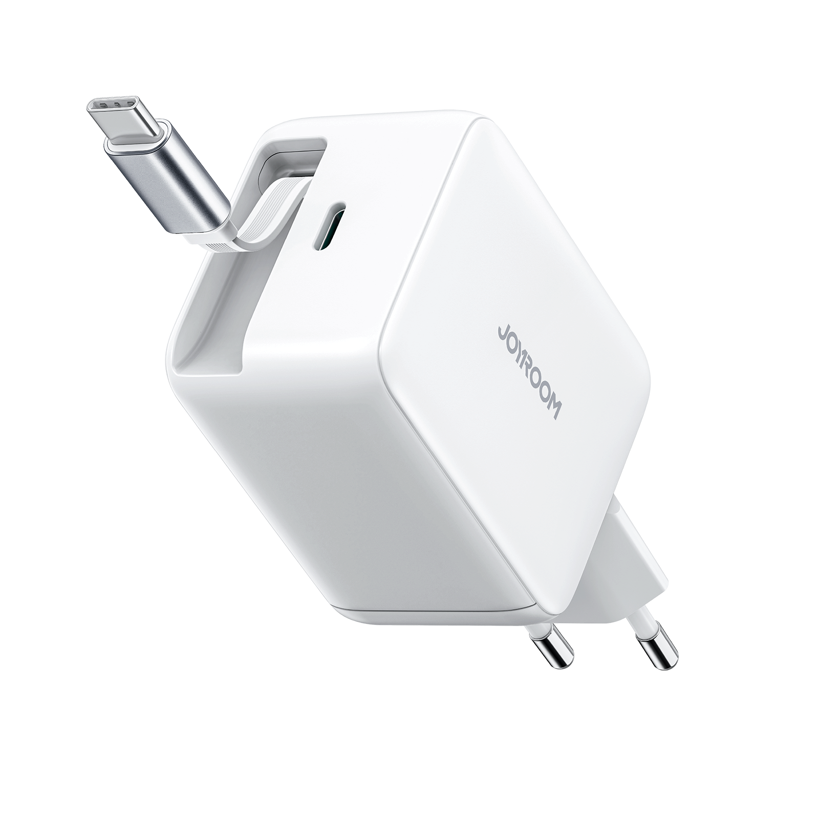 JOYROOM JR-TCL06 67W Fast Charger with Built-in Retractable Cable