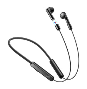 JR-DS1 Magnetic True Wireless Neckband Headphones-Black