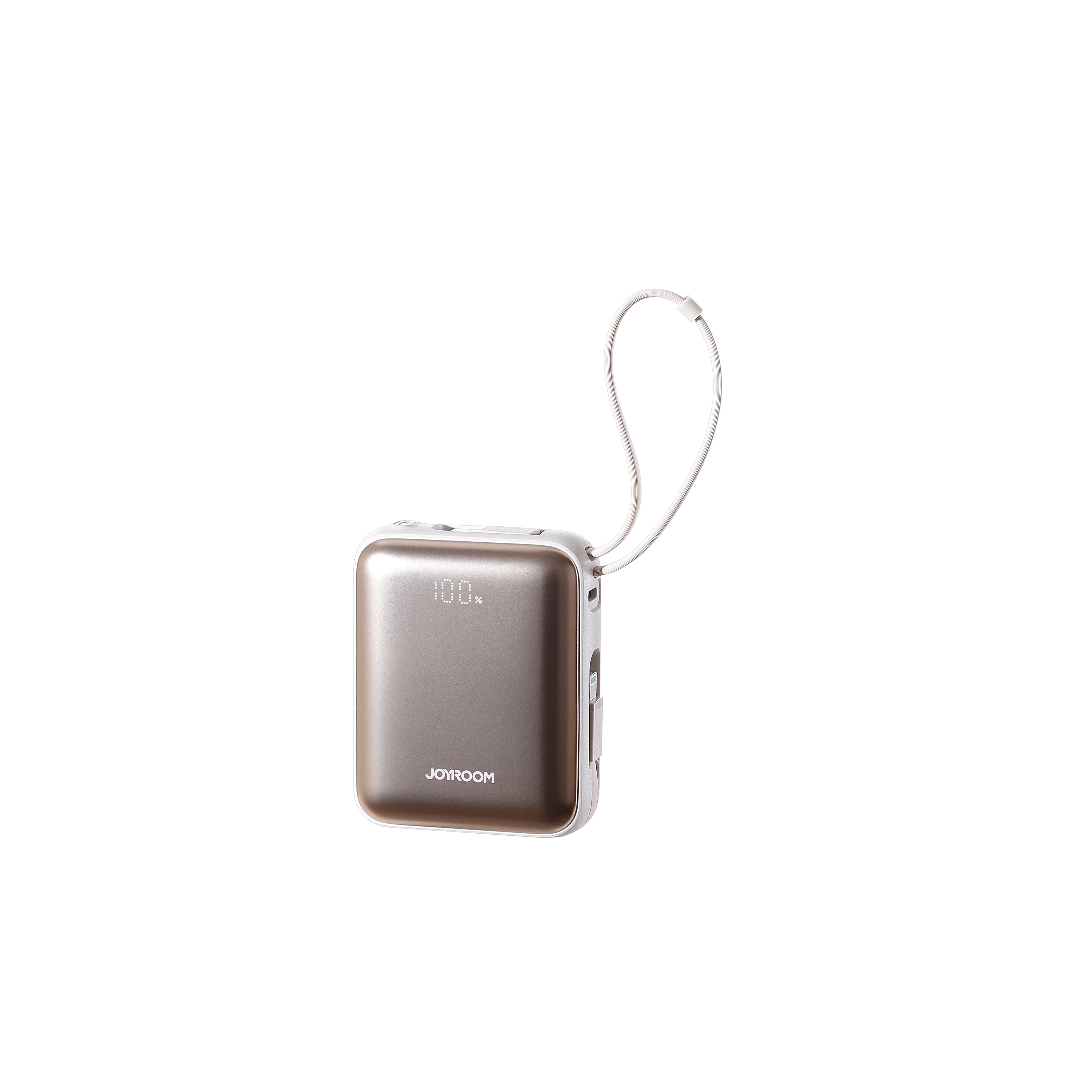 JOYROOM JR-PBF27 22.5W Pocket Size Travel Mini Power Bank with Built-in Cable 10000mAh