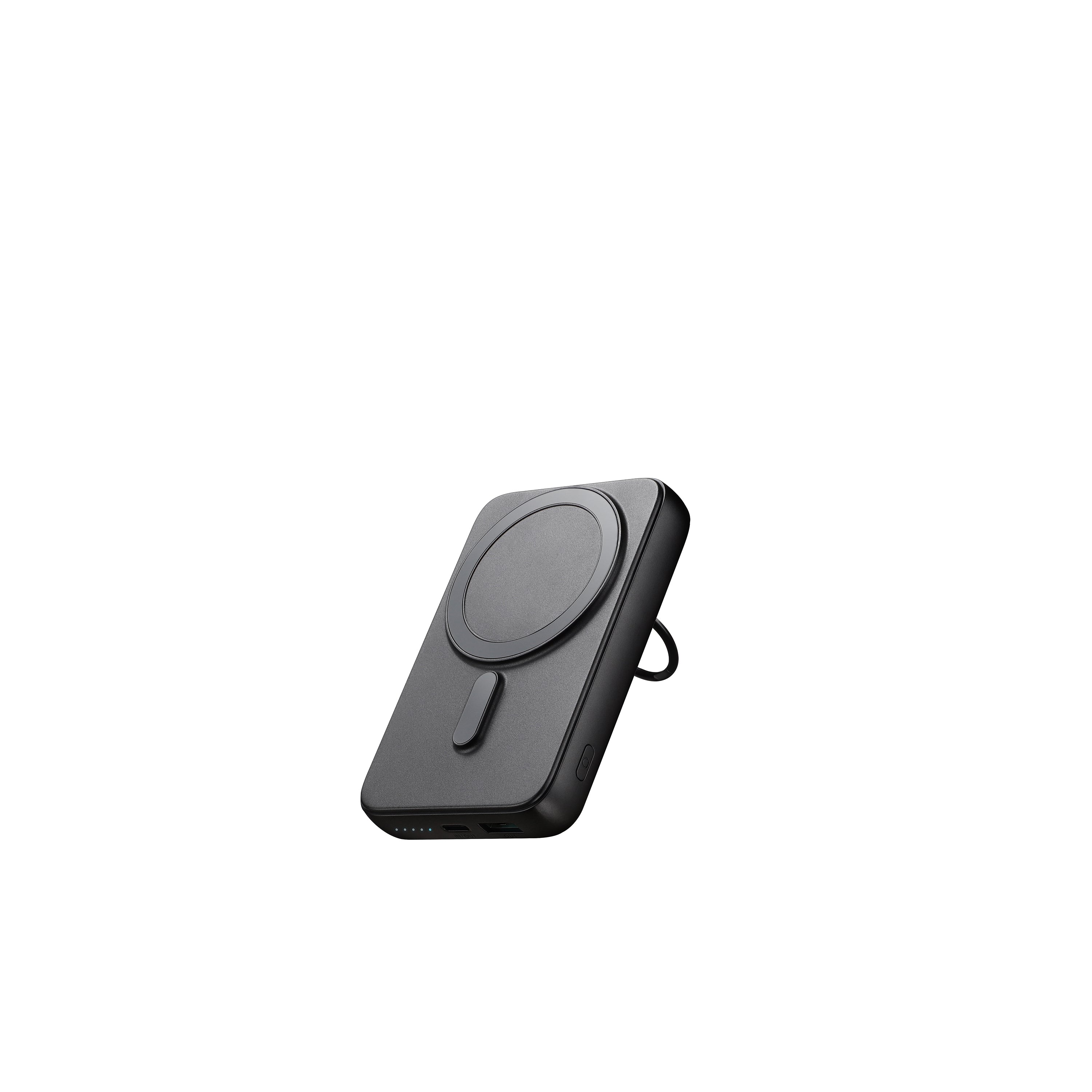 JOYROOM JR-W050 20W Magnetic Suction Wireless Charging Power Bank with Ring Holder 10000mAh