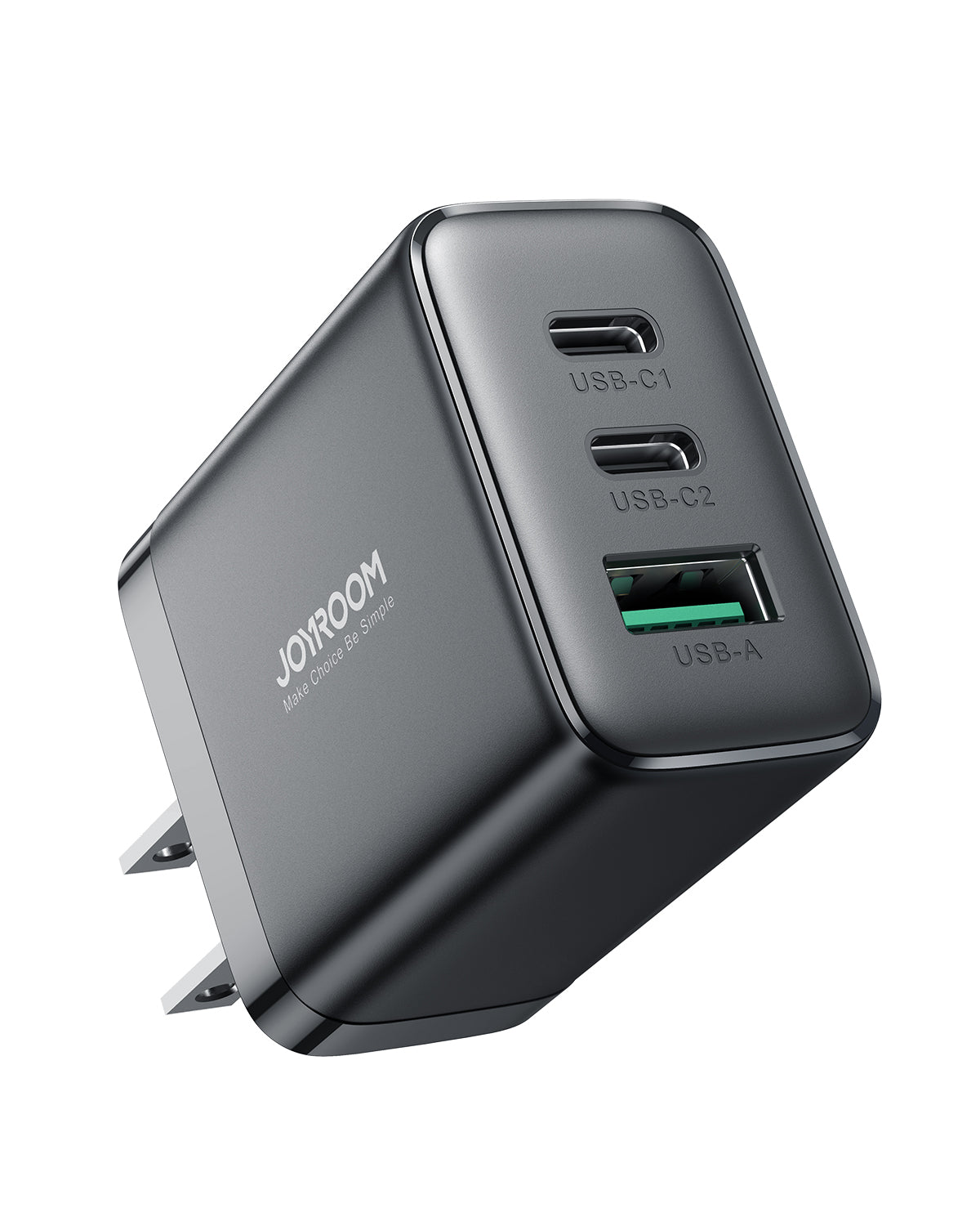 JR-TCF10 32W 2C1A Fast Charger-Black