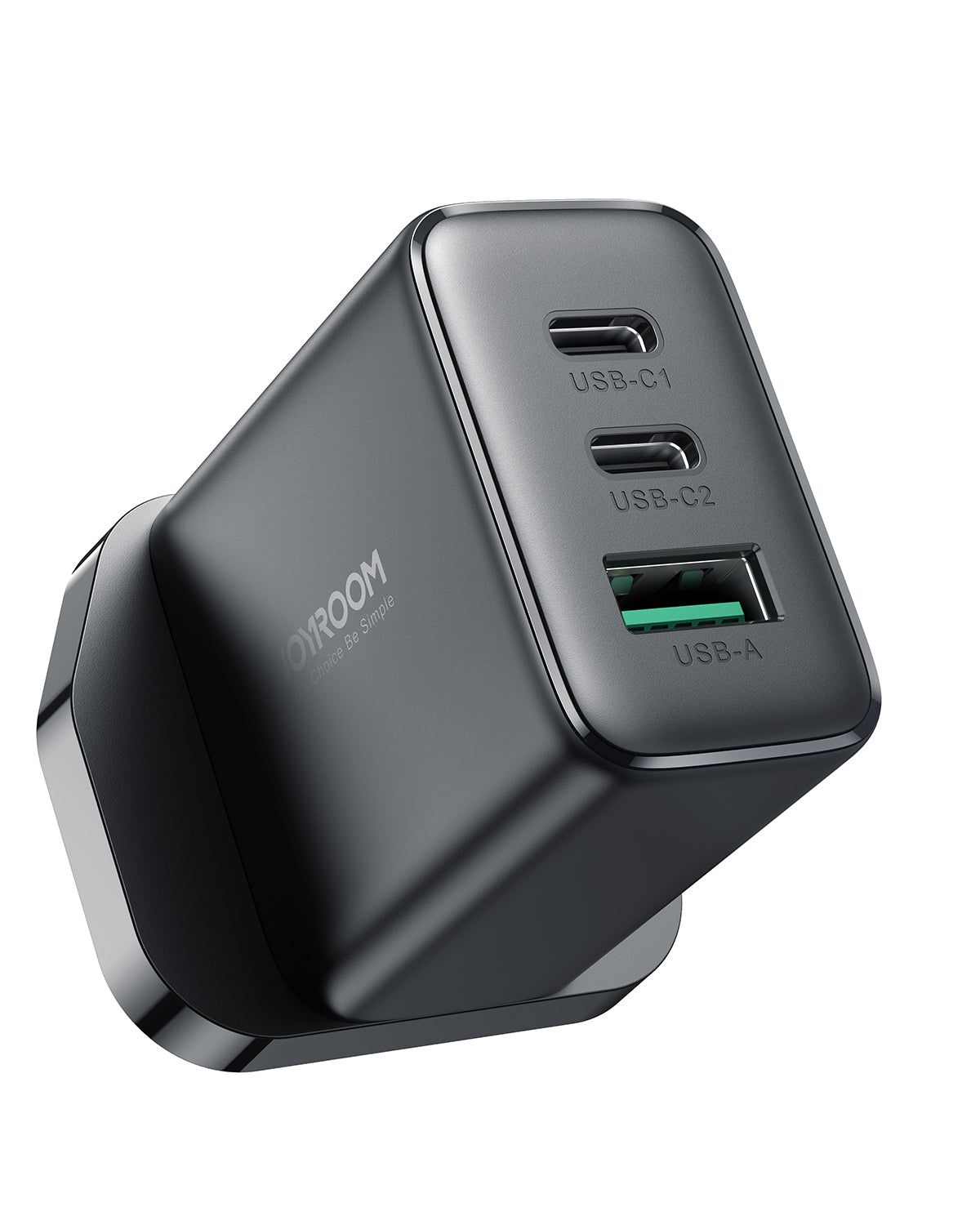 JR-TCF10 32W 2C1A Fast Charger-Black