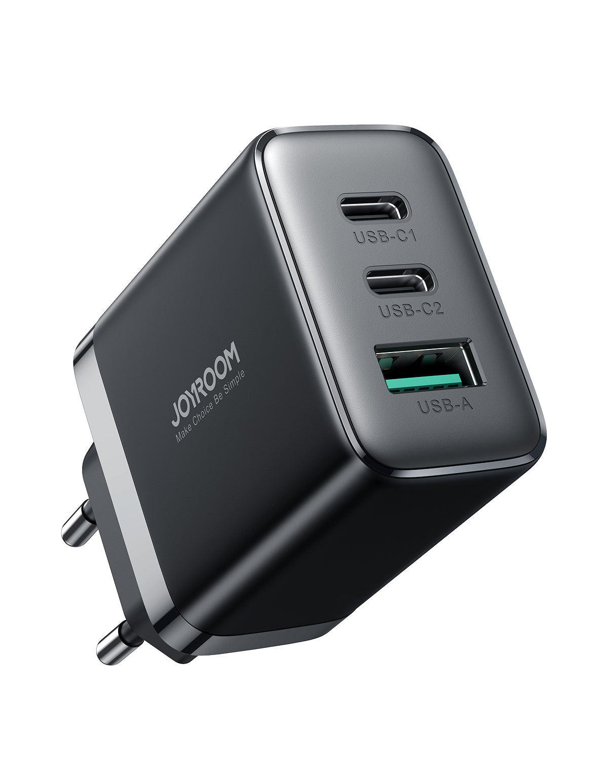 JR-TCF10 32W 2C1A Fast Charger-Black