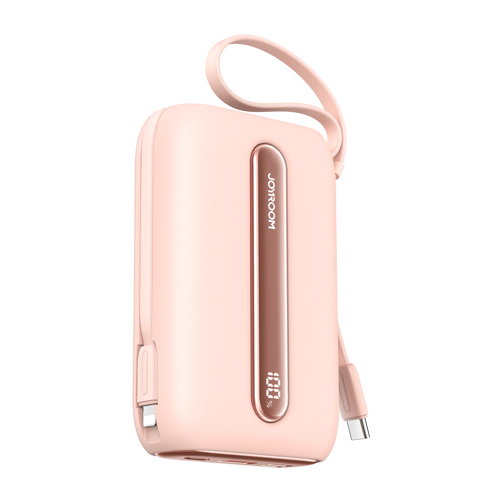 JR-L012 Plus Colorful Series 22.5W mini Power Bank with Dual Cables 20000mAh (With USB to Type-C 0.25m Cable)