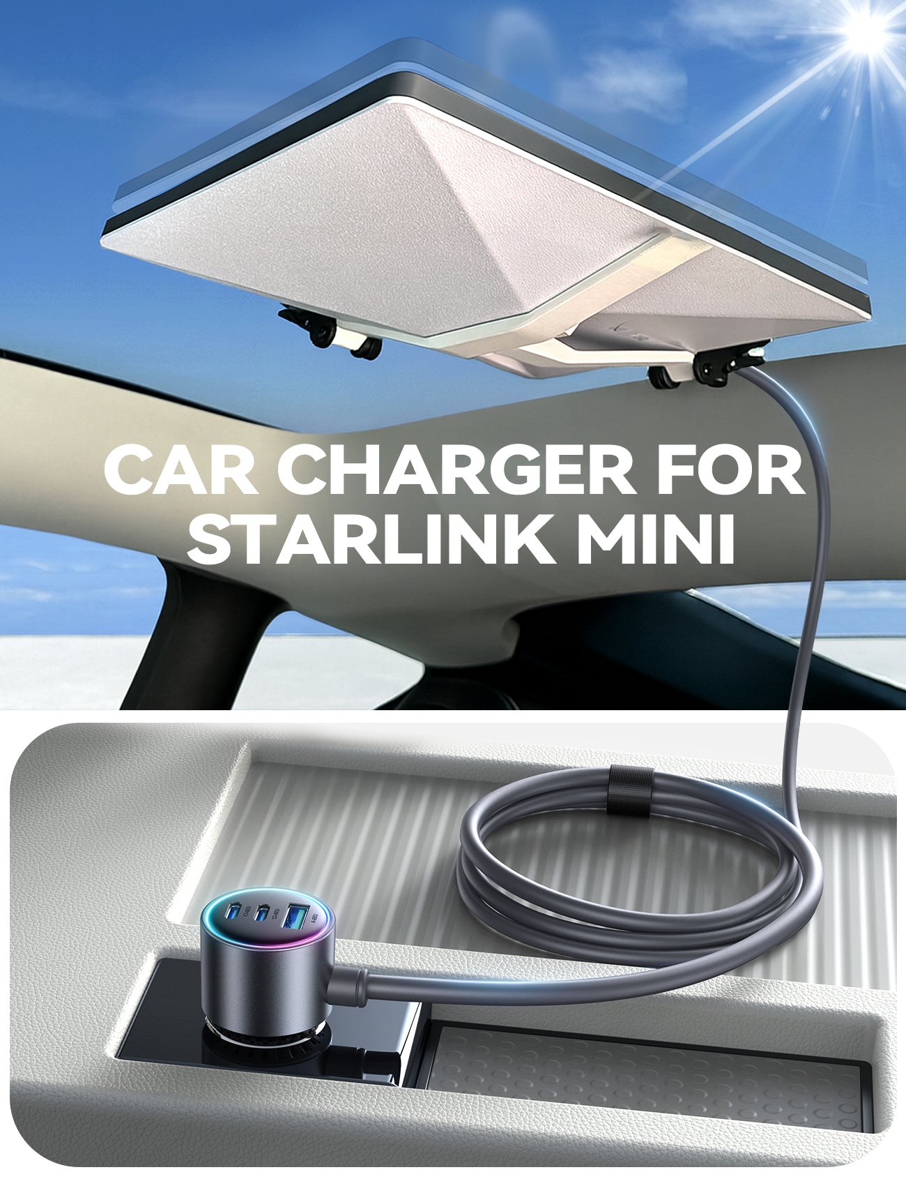 JOYROOM JR-CL30 Starlink Mini Car Adapter