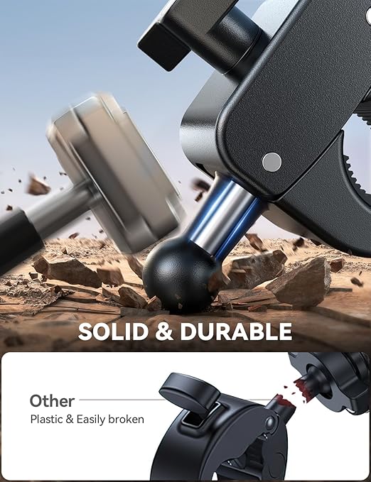 JOYROOM JR-ZS498 Anti-Vibration Motorcycle Phone Mount