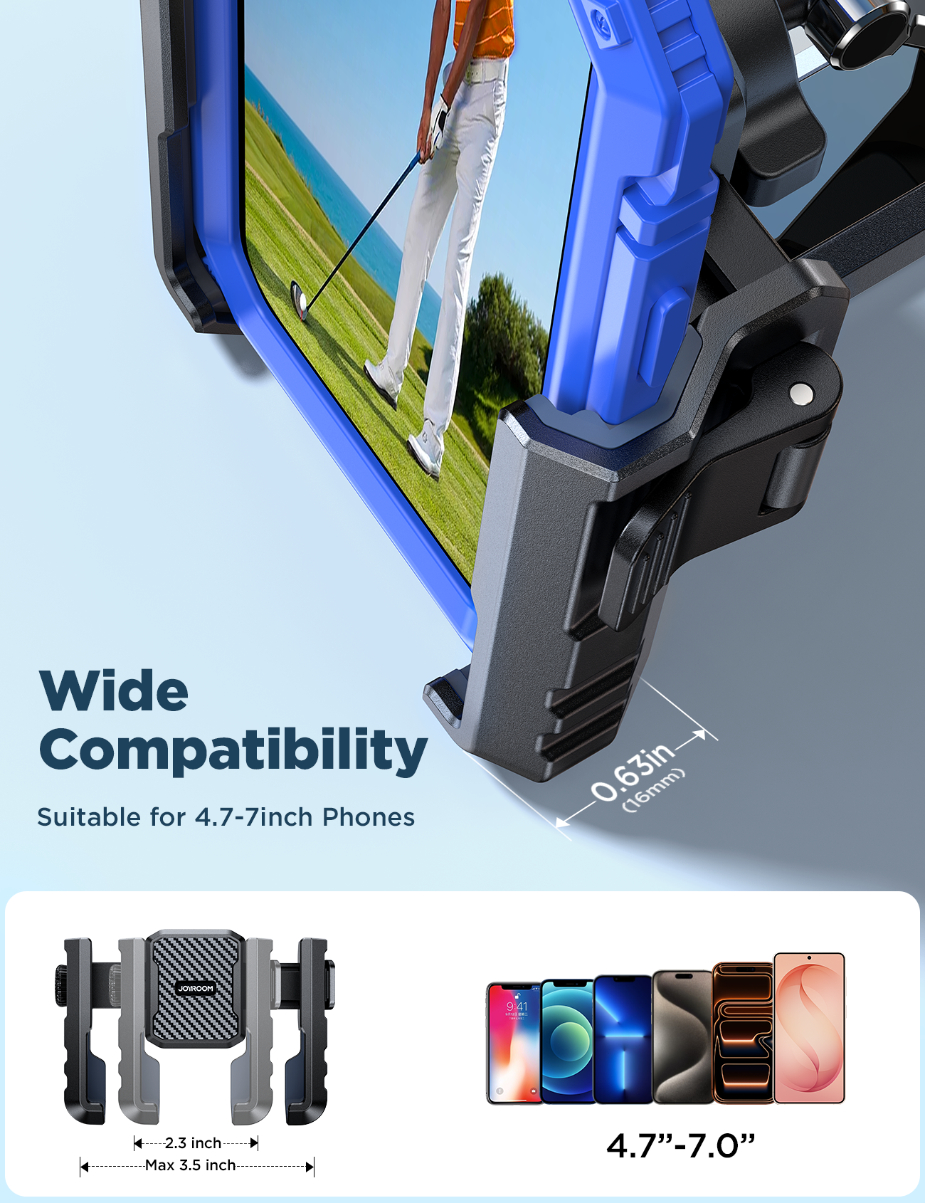 JOYROOM JR-ZS523 Magnetic Phone Holder for Golf Cart