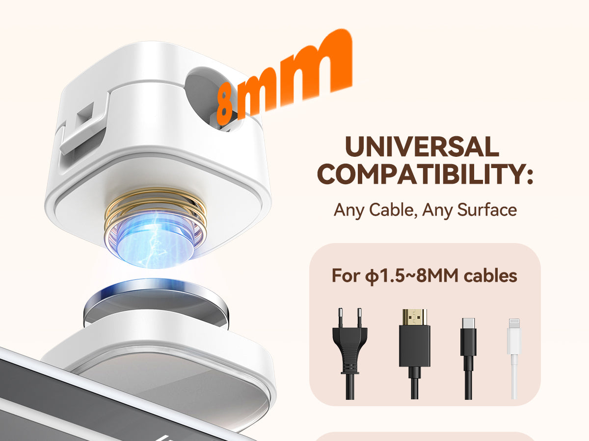 JOYROOM JR-ZS668 Magnetic Cable Organizer (6 PCS)