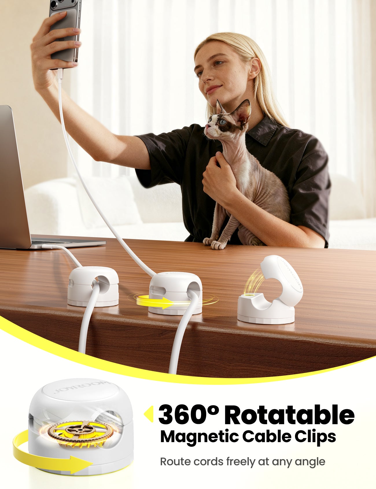 JOYROOM JR-ZS678 Magnetic Cable Organizer (8 PCS)