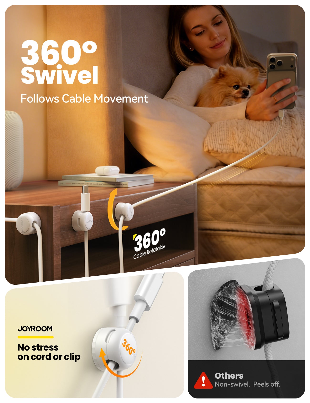 JOYROOM JR-ZS678 Magnetic Cable Organizer (8 PCS)