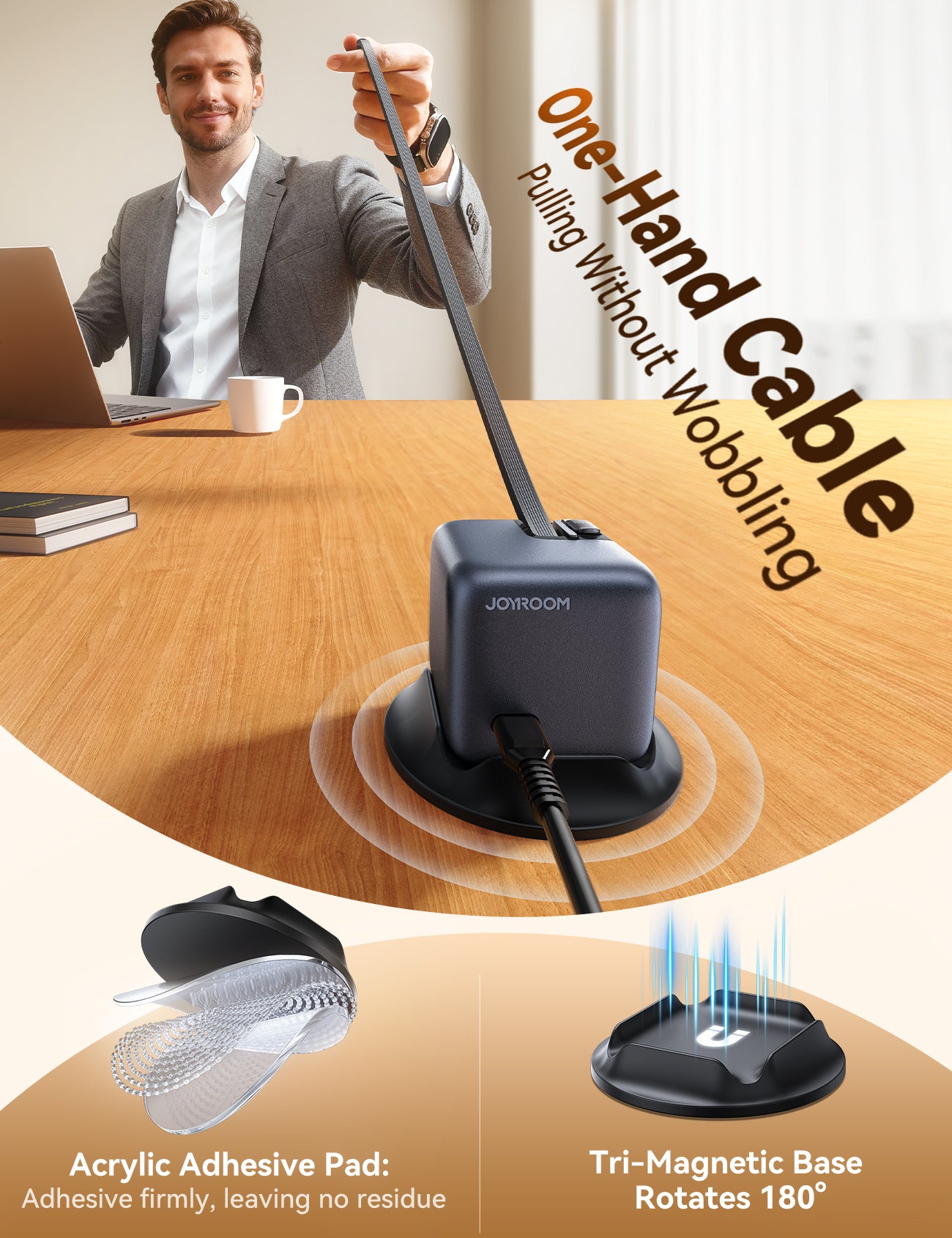 JOYROOM PODIX 140W 5-Port Desktop GaN Charger