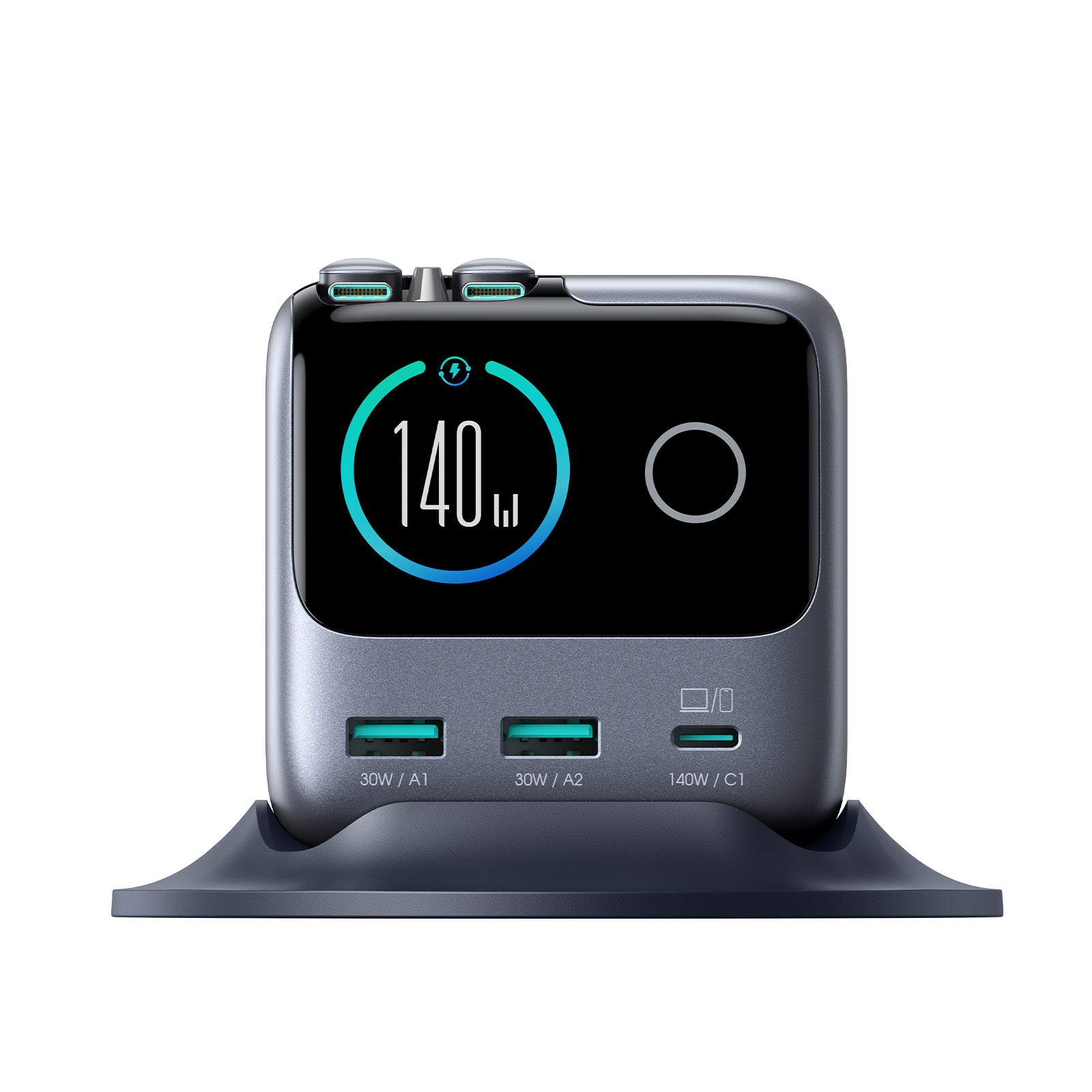 JOYROOM PODIX 140W GaN快充5合1自動捲線充電器