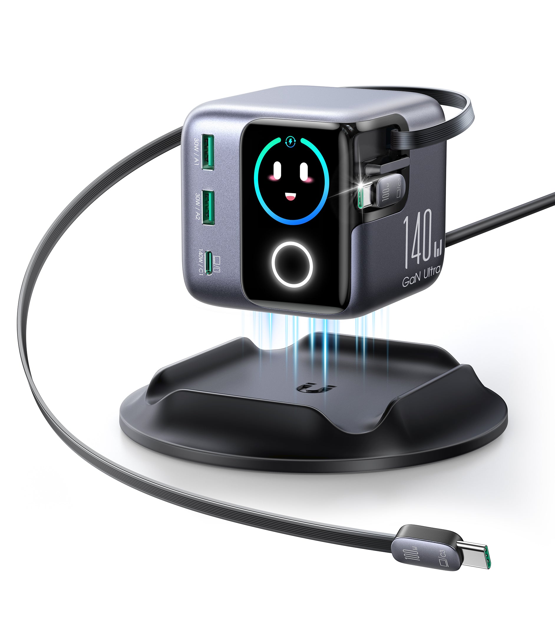 JOYROOM JR-TRD01 PODIX – Biurkowa ładowarka GaN 140W z 5 portami