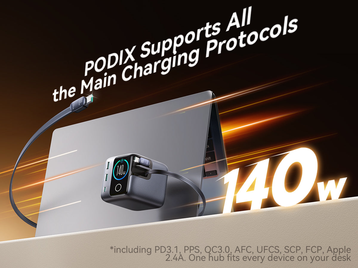 JOYROOM PODIX 140W 5-Port Desktop GaN Charger