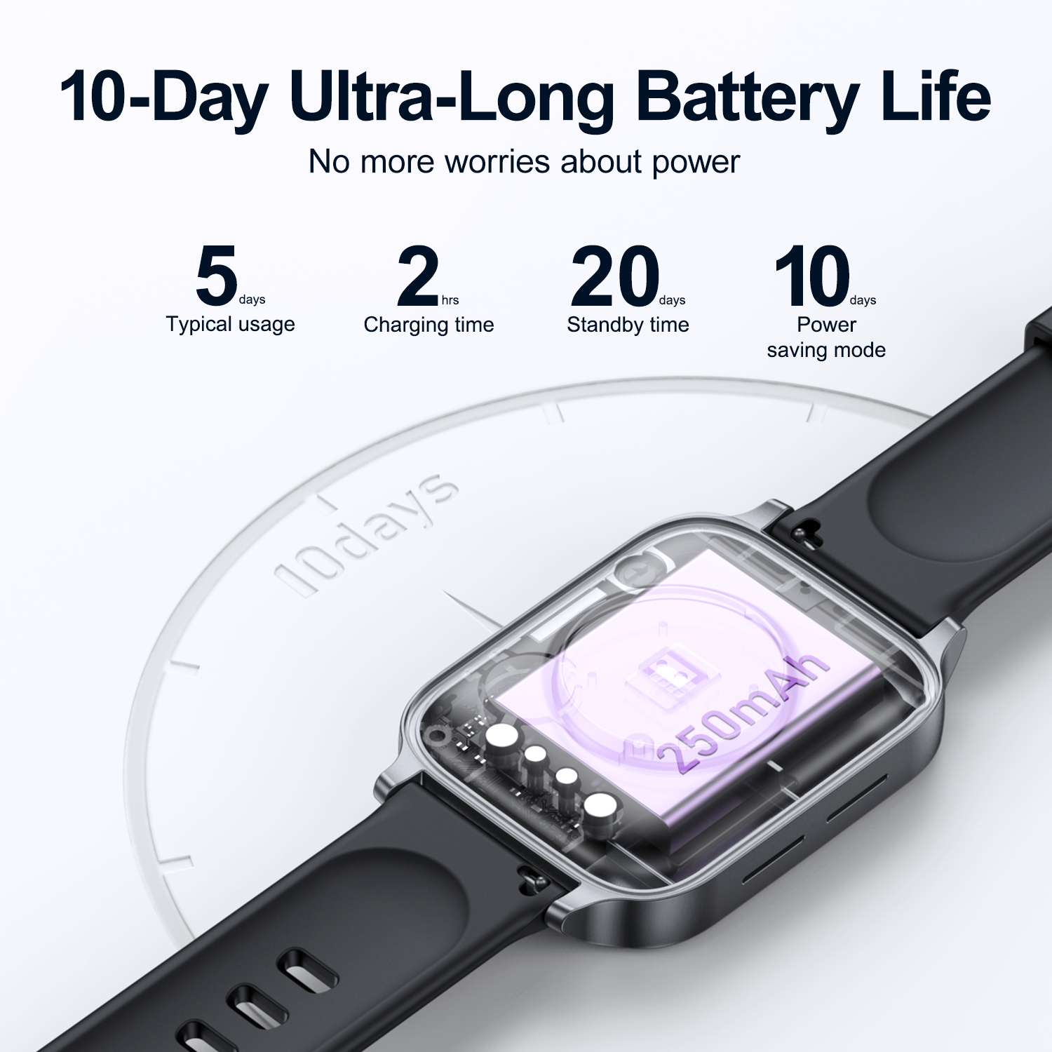 JOYROOM JR-FT3 Pro Fit-Life Series Smart Watch (Answer/Make Call)-Dark Gray