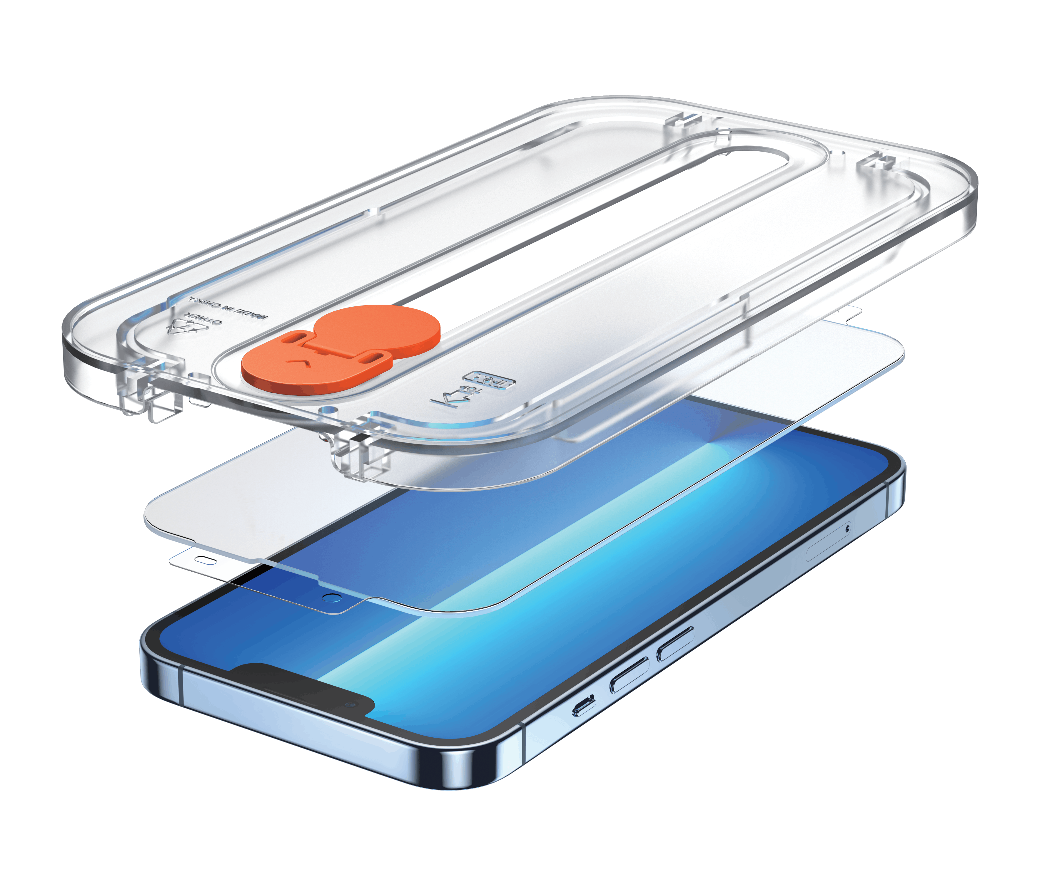 HD Tempered Glass Screen Protector with Tray for iPhone 13 Pro Max-1 Pack
