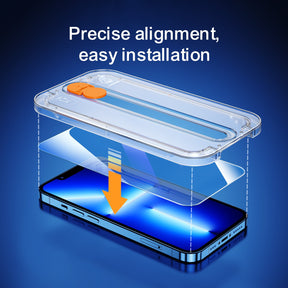 HD Tempered Glass Screen Protector with Tray for iPhone 12 Pro Max-1 Pack