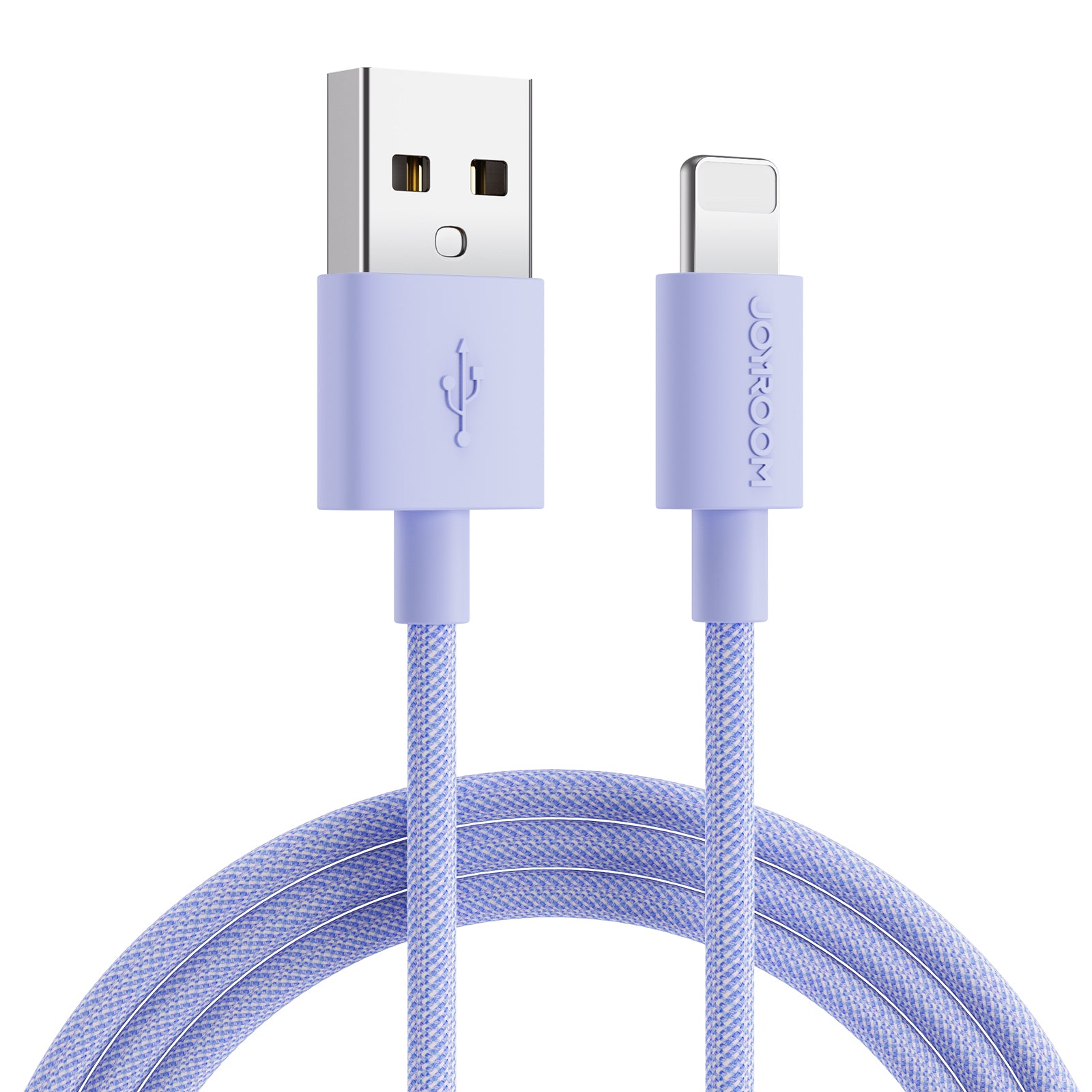 Macaron Nylon Braided Fast Charging Data Cable 2.4A