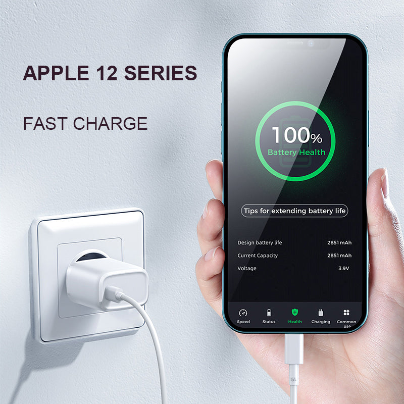 20W PD Intelligent Fast Charger Adapter for iPhone 12 Series (UK/EU)