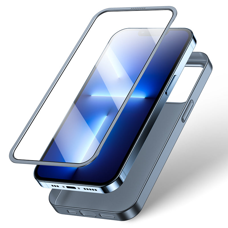 iPhone 13 Pro 360° Full Coverage Protective Phone Case with Screen Protector