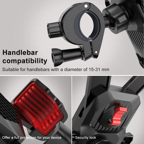 JR-ZS288 Universal Motorcycle/Bicycle Phone Mount
