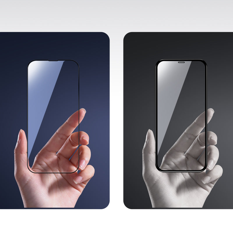 HD Tempered Glass Screen Protector with Black Edge for iPhone 13 Mini/13/13 Pro/13 Pro Max-2 Pack