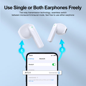 Use Single or Both Earphones Freely