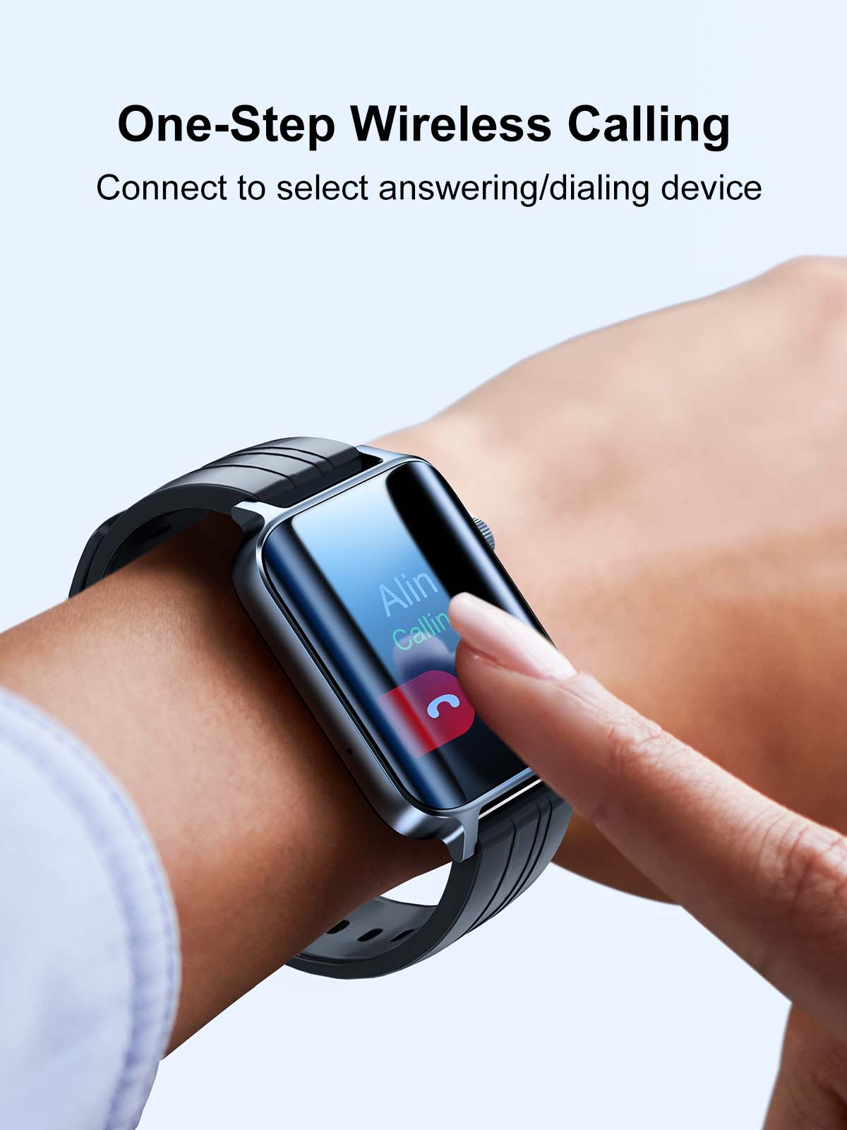 JR-FT6 Smart Watch (Make/Answer Call)-Dark Gray
