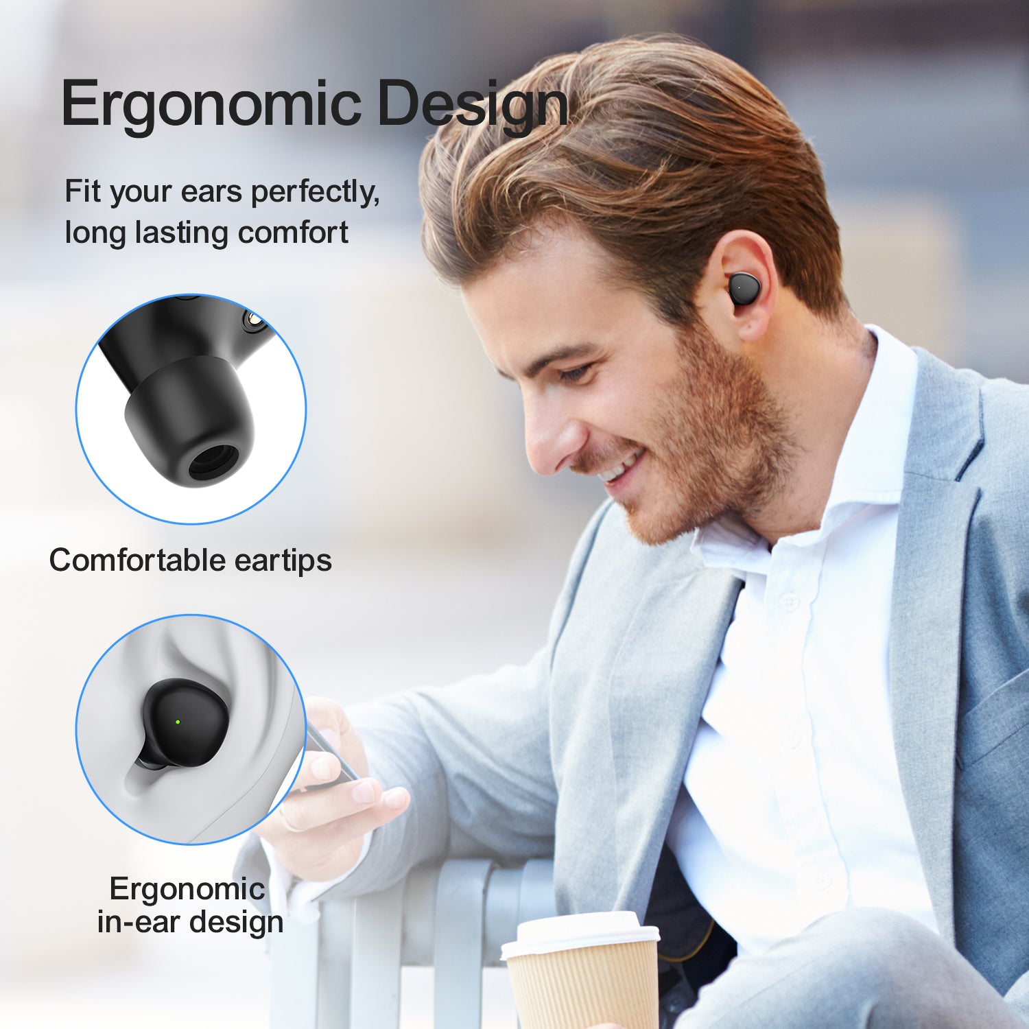 Ergonomic in-ear design