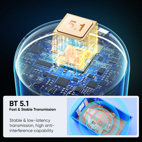 JR-ML03 Transparent RGB Wireless Speaker