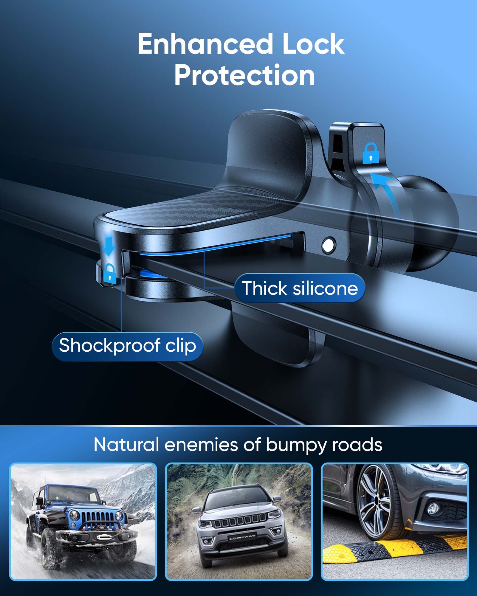 JR-ZS246 Dual-Coil Wireless Car Charger Holder (Air Vent/ Dashboard)