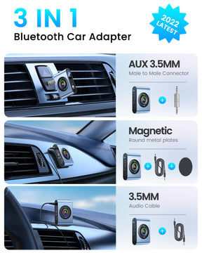 JR-CB1 Bluetooth Wireless Receiver for Car Stereo/Home Stereo/Wired Headphones/Speaker