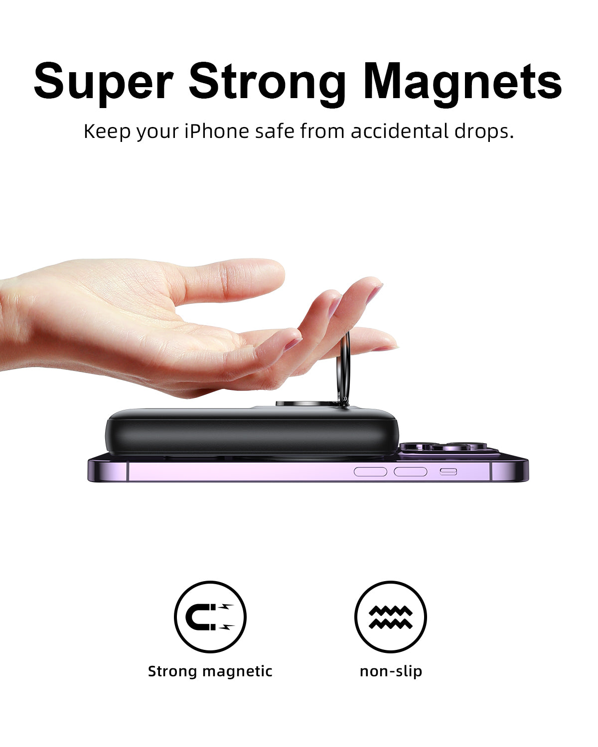JOYROOM JR-W050 20W Power Bank 10000mAh with Ring Holder