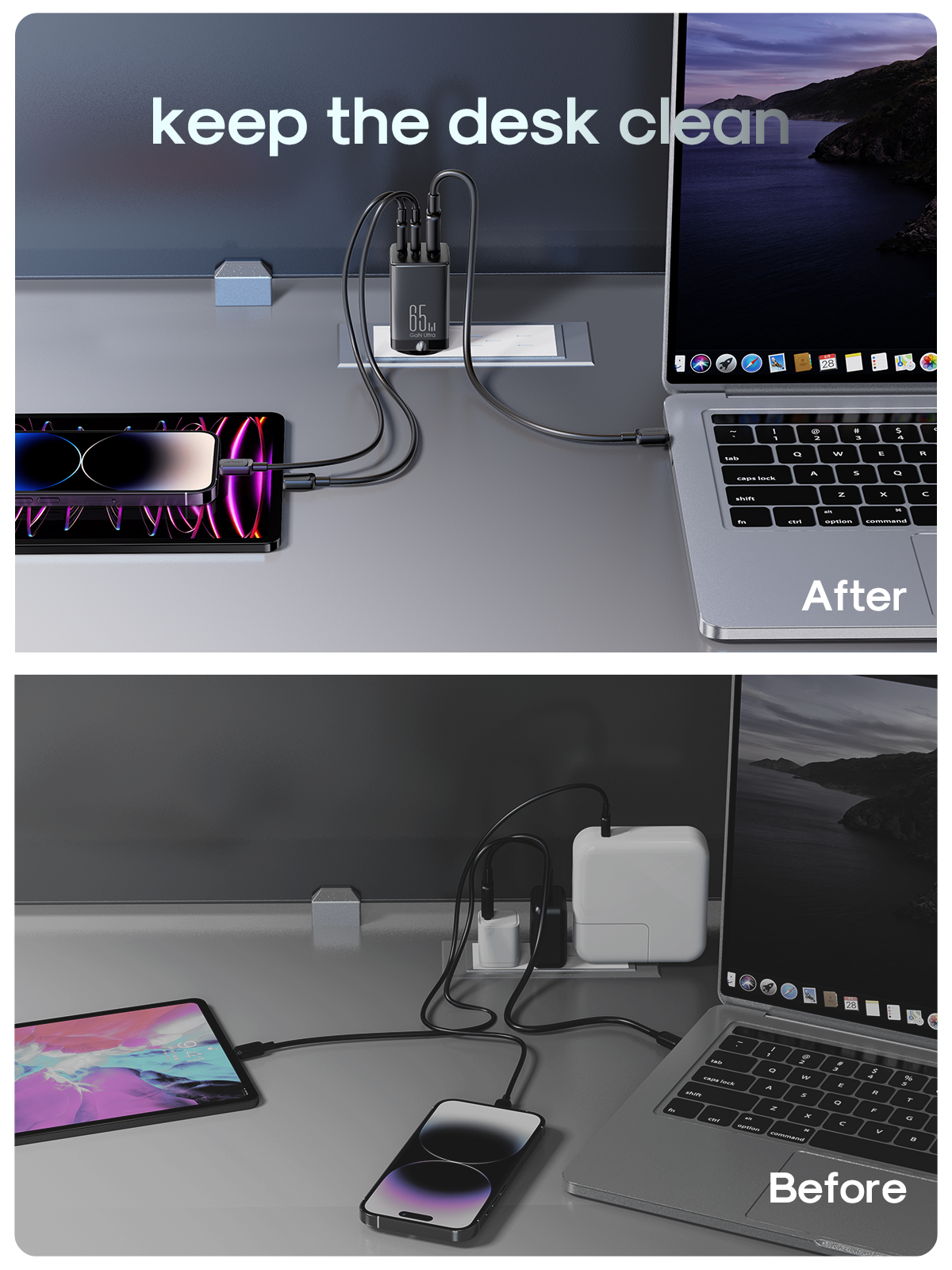 JOYROOM GaN Ultra JR-TCG01 65W 2C1A Fast Charger