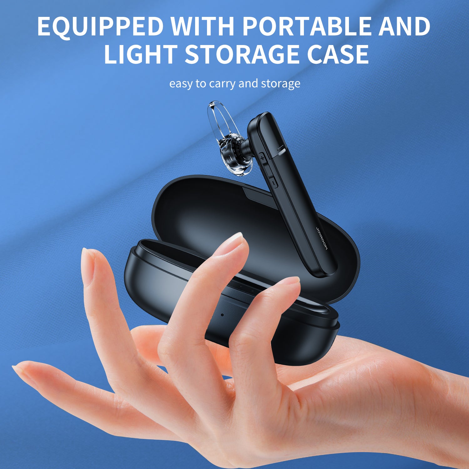 Jr-B01S Single Wireless Earphone With Charging Case