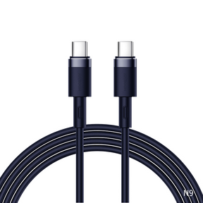 Macaron Liqud Silicone TypeC to Type C Fast Charging Data Cable  3A/1.8M