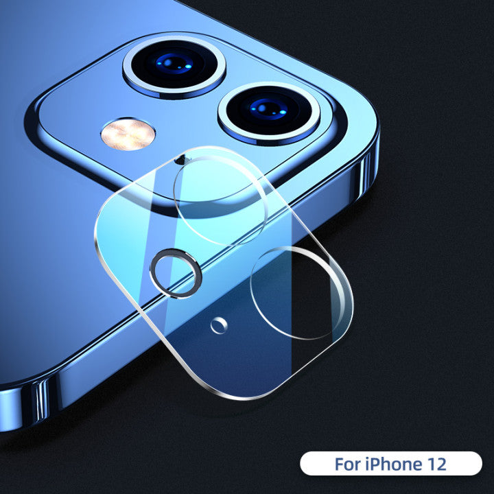 3MK Hybrid iPhone 12 Mini Camera Lens Tempered Glass Protector - 4 Pcs.