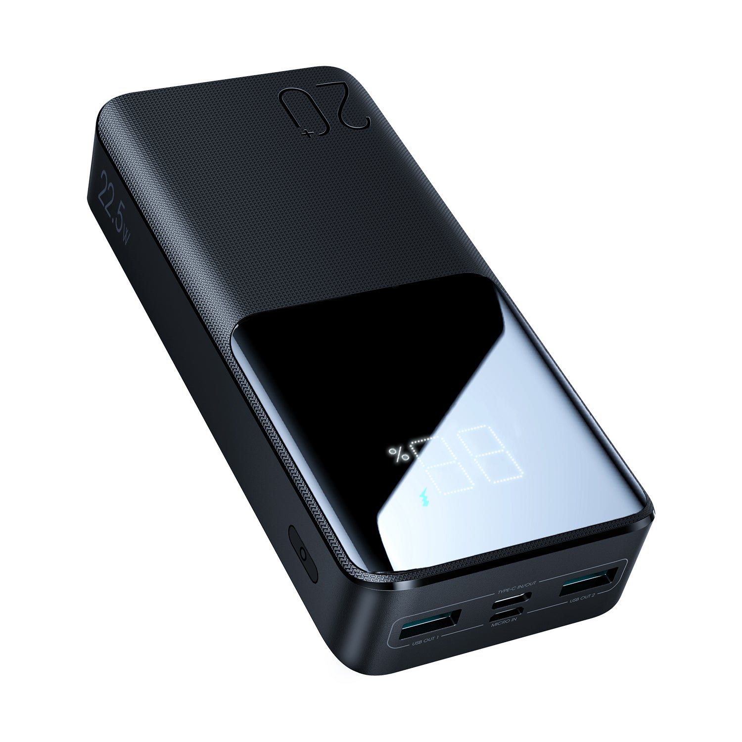 QP191/192/193  22.5WPower Bank with Large Digital Display 10000mAh 20000mAh 30000mAh